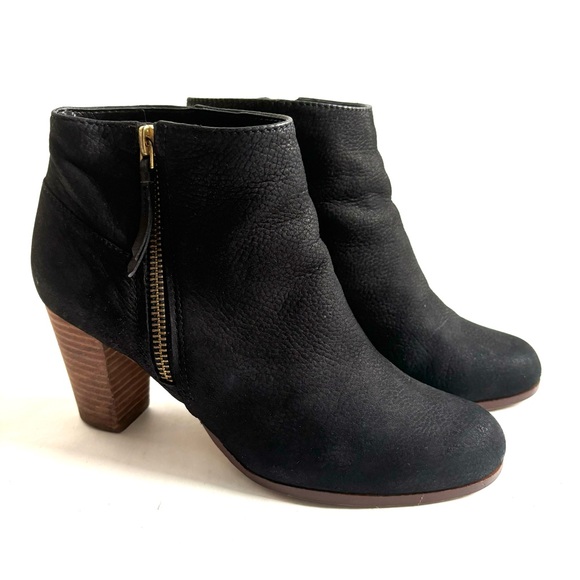 Cole Haan Grand OS Davenport Nubuck Zip Leather Ankle Boots Black Size 7B - Picture 16 of 17